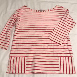 Gap Pink striped top